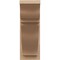 Ekena Millwork 8-in W x 20-in D x 20-in H Funston Trad Rough Cedar Woodgrain TimberThane Outlooker, Primed Tan OUTUR080X20X20FST04RCPR - alternate 2